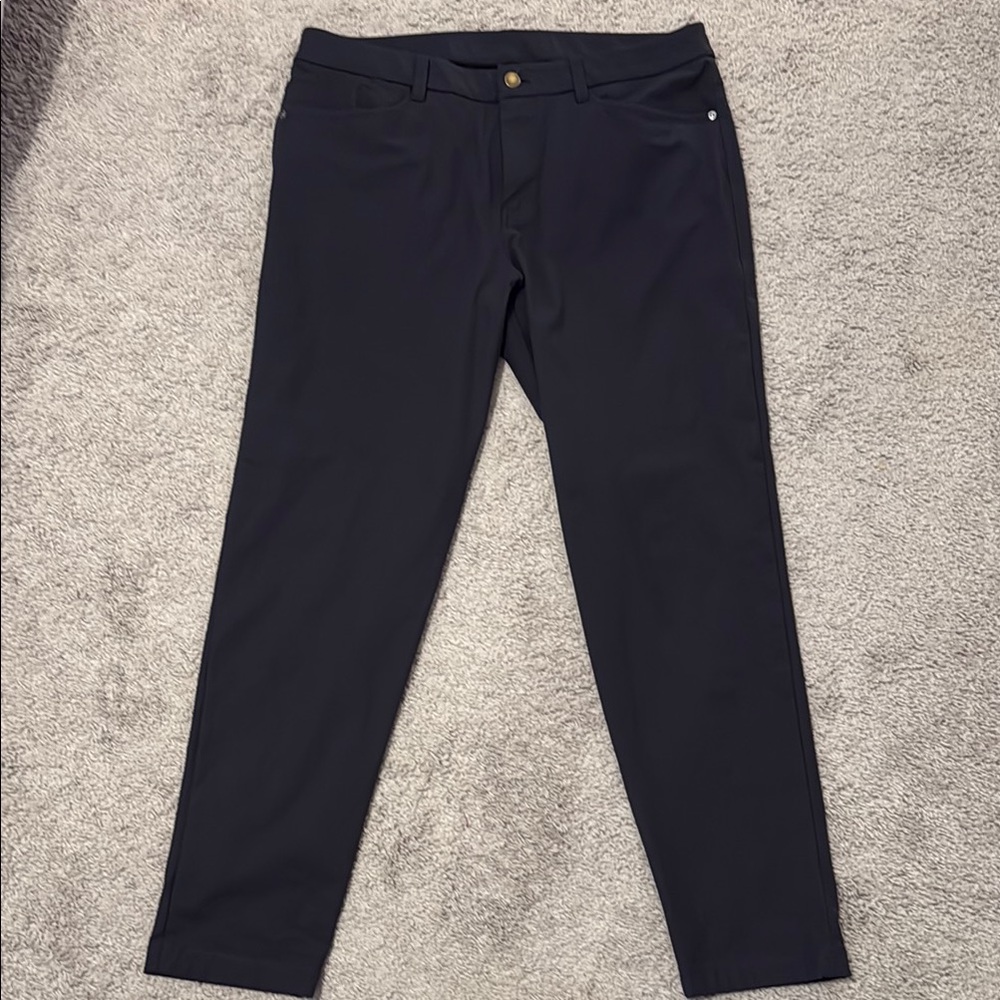 Men's Lululemon ABC Slim 5 pocket pants 34x32 Obsidian